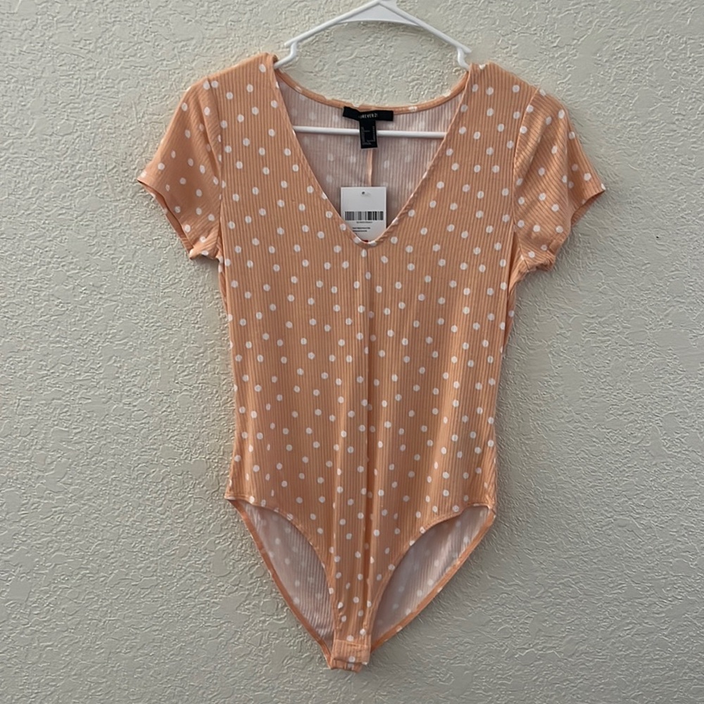 Orange forever 21 bodysuit